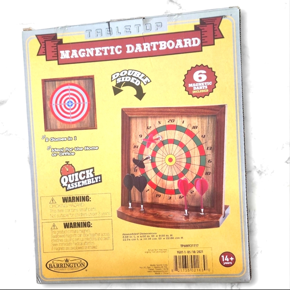 Barrington Magnetic Dartboard Game- NIB